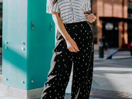 Dot Me Up Wide Leg Pants Fashion