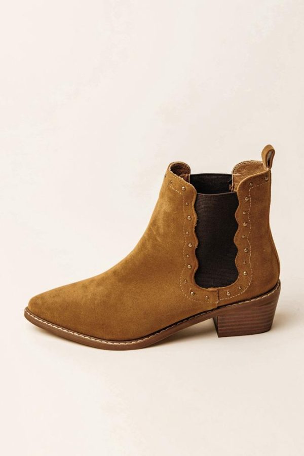 Kendrix Ankle Booties in Brown Cheap