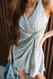 Gaby Striped Twist Dress - FINAL SALE Discount