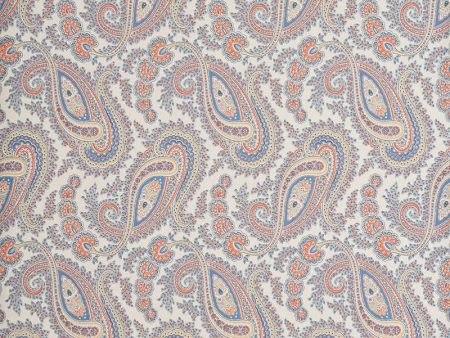 Baker Lifestyle Wallpaper PW78018.3 Kathak Paisley Red Indigo Biscuit Discount